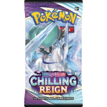 Pokémon Sword Shield: Chilling Reign Booster Pack (10 cards) (English) Pokémon Sword Shield: Chilling Reign Booster Pack (10 cards) (English)
