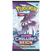 Pokémon Sword Shield: Chilling Reign Booster Pack (10 cards) (English) Pokémon Sword Shield: Chilling Reign Booster Pack (10 cards) (English)