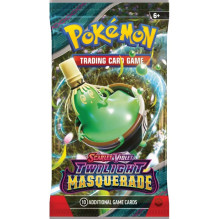 Pokémon Scarlet &amp; Violet: Twilight Masquerade Booster kortų papildymo pakuotė 1 vnt.