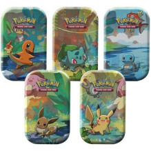 Pokemon Kanto Friends Mini metalinėje dėžutėje (anglų k.)