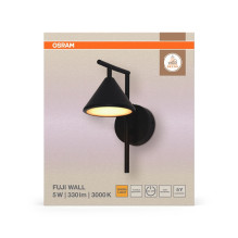 Osram LED wall lamp, 5W, 3000K, 180lm Osram LED wall lamp, 5W, 3000K, 180lm