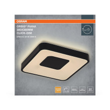 Šviestuvas lubų Osram, LED, 24W, 3000K,1450lm, Ø380, juodas