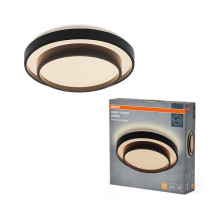 Osram ceiling light, LED, 24W, 3000K, 1450lm, Ø385, black