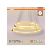 Šviestuvas lubų Osram, LED, 21W, 3000K, 2400lm