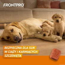 FRONTPRO tabletės nuo blusų ir erkių šunims (25–50 kg) – 3 x 136 mg