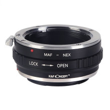 Adapteris - K&amp;F Concept Sony A-mount / Minolta MAF į E-mount objektyvo adapteris