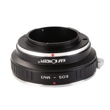 Adapteris - K&amp;F Concept Canon EF į Micro 4 / 3 objektyvo tvirtinimą aliuminio
