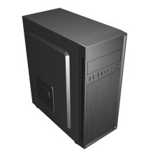 Kompiuterio korpusas - Gembird CCC-FC-160 Midi Tower ATX, 3x 2.5" įlankos, juodas
