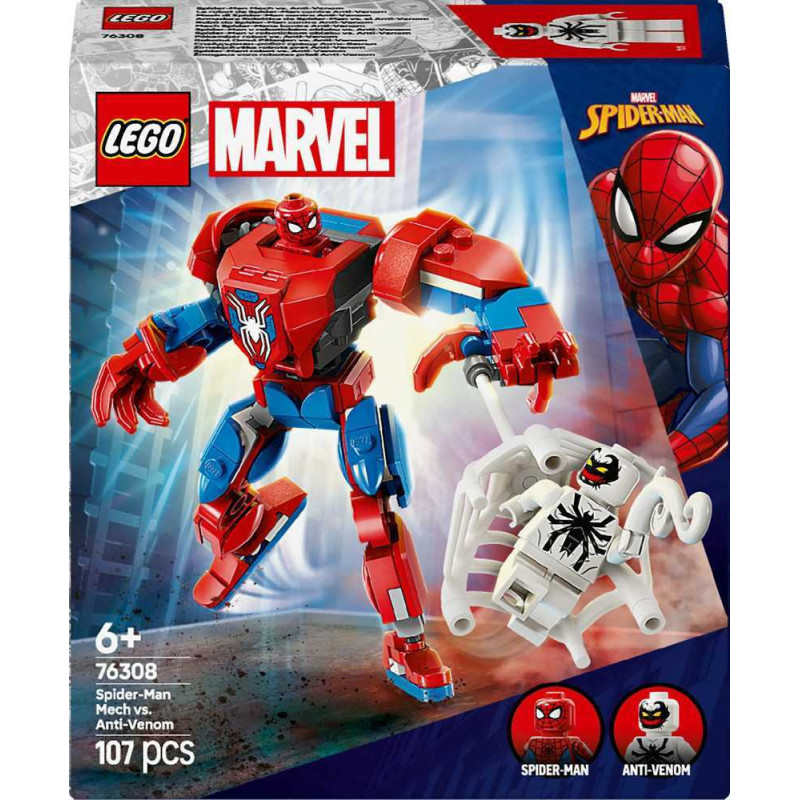 LEGO Super Heroes Marvel 76308 - Spider-Man-robotti vastaan Anti-Venom