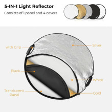 KF 5-In-1 Circular Reflector Kit - 110 cm