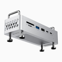 Dokų Stotis - Ulanzi QT03 10-Port Hub su M.2 NVMe Įdėklu ir Aušinimo Ventiliatoriumi