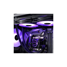 „DeepCool RF120-3in1“ kompiuterio korpuso ventiliatorius, 12 cm, juodas, 3 vnt.