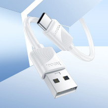 Cable USB A to USB C Hoco 3A 1 m X114 white