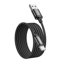 USB A į USB C laidas Hoco 3A 2 m X89 juodas USB A į USB C laidas Hoco 3A 2 m X89 juodas