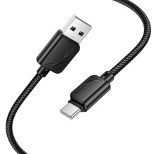 Cable USB A to USB C Hoco 3A 1 m X113 black