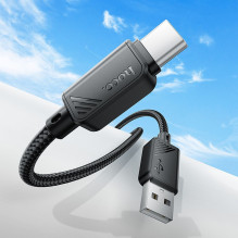 USB A į USB C laidas Hoco 3A 1 m X113 juodas
