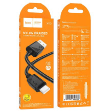 USB A į USB C laidas Hoco 3A 1 m X113 juodas