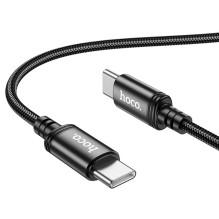 USB-C laidas į USB-C Hoco 3A 60W 2 m X89 juodas USB-C laidas į USB-C Hoco 3A 60W 2 m X89 juodas