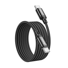 USB-C laidas į USB-C Hoco 3A 60W 2 m X89 juodas USB-C laidas į USB-C Hoco 3A 60W 2 m X89 juodas