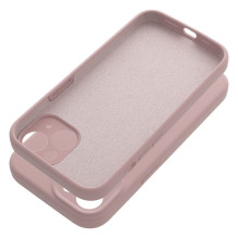 iPhone 15 silikoninis 2 mm dėklas, miltelinės rožinės spalvos iPhone 15 silikoninis 2 mm dėklas, miltelinės rožinės spalvos