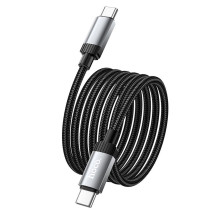 USB-C laidas į USB-C Hoco 3A 60W 1 m X117 juodas USB-C laidas į USB-C Hoco 3A 60W 1 m X117 juodas