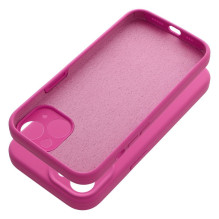 iPhone 15 silikoninis 2 mm dėklas, rožinis