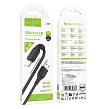 USB A į USB C laidas Hoco 3A 1 m X120 juodas USB A į USB C laidas Hoco 3A 1 m X120 juodas