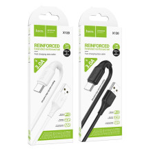 USB A į USB C laidas Hoco 3A 1 m X120 juodas USB A į USB C laidas Hoco 3A 1 m X120 juodas