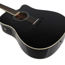 V-TONE VEAG1 CE BK - 4 / 4 electro-acoustic guitar, black