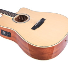 V-TONE VEAG1 CE NT - 4 / 4 electro-acoustic guitar, natural
