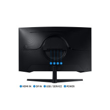 Samsung S32CG552EU computer monitor 81.3 cm (32") 2560 x 1440 pixels Quad HD LED Black