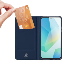 DUX DUCIS piniginės dėklas SKIN PRO, skirtas SAMSUNG A17 5G, mėlynas DUX DUCIS piniginės dėklas SKIN PRO, skirtas SAMSUNG A17 5G, mėlynas
