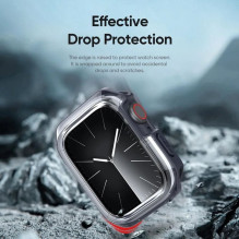 DUX DUCIS TAMO dėklas Apple Watch Series 10 42 mm laikrodžiui, skaidrus su vidurnakčio spalva DUX DUCIS TAMO dėklas Apple Watch Series 10 42 mm laikrodžiui, skaidrus su vidurnakčio spalva