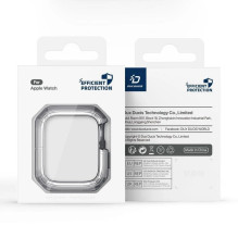 DUX DUCIS TAMO dėklas Apple Watch Series 10 42 mm laikrodžiui, skaidrus su vidurnakčio spalva DUX DUCIS TAMO dėklas Apple Watch Series 10 42 mm laikrodžiui, skaidrus su vidurnakčio spalva