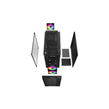 DeepCool CC360 ARGB Mini Tower Juodas
