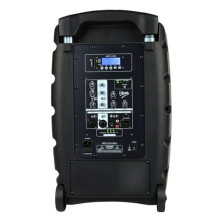 V-TONE BQ12 GO MP3 - active 8" battery-powered speaker with wireless microphone and remote control, black
