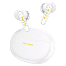 Buxton BTW 7200 White Tuya - In-ear wireless earphones with charging case, white Buxton BTW 7200 White Tuya - In-ear wireless earphones with charging case, white