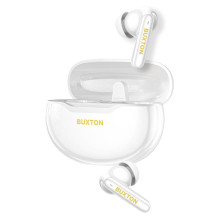 Buxton BTW 7200 White Tuya - In-ear wireless earphones with charging case, white