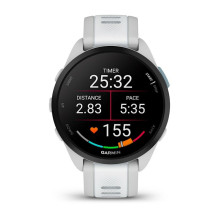 „Garmin Forerunner 165 Music“ 3,05 cm (1,2 colio) AMOLED 43 mm Skaitmeninis 390 x 390 pikselių Jutiklinis ekranas Pilkas