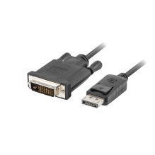 Lanberg CA-DPDV-10CU-0018-BK video cable adapter 1.8 m DisplayPort DVI-D Black Lanberg CA-DPDV-10CU-0018-BK video cable adapter 1.8 m DisplayPort DVI-D Black
