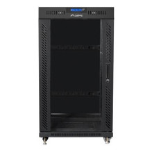 Lanberg FF01-6622-12BL rack cabinet 22U Freestanding rack Black