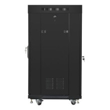 Lanberg FF01-6622-12BL rack cabinet 22U Freestanding rack Black
