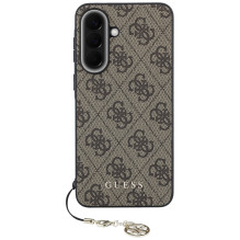 Etui Guess 4G Charm na Samsung Galaxy A57 5G - brązowe