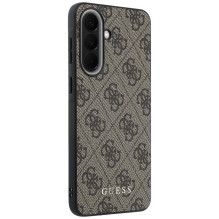 Etui Guess 4G Charm na Samsung Galaxy A57 5G - brązowe