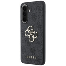 Etui Guess Leather 4G Metal Logo na Samsung Galaxy A37 5G - czarne