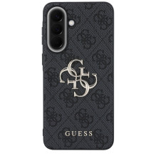 Etui Guess Leather 4G Metal Logo na Samsung Galaxy A37 5G - czarne