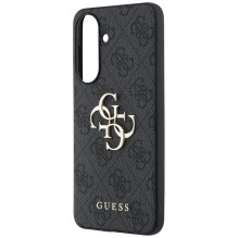 Etui Guess Leather 4G Metal Logo na Samsung Galaxy A57 5G - czarne