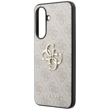 Etui Guess Leather 4G Metal Logo na Samsung Galaxy A57 5G - różowe