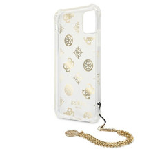 Etui Guess Peony Chain Collection na iPhone 11 Pro - złote