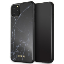 Etui Guess Marble na iPhone 11 Pro Max - czarne